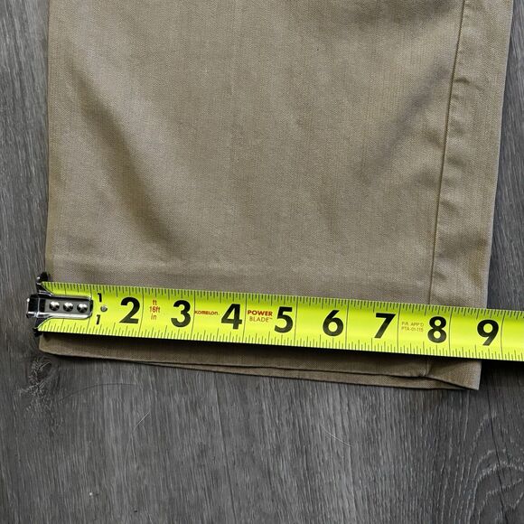 Tommy Bahama Silk Blend Pants Men's Size 34x30 Khaki Casual Beach Pleated - Picture 8 of 9